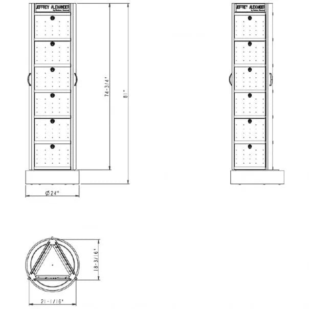 18-Board Display Tower (boards sold separately)