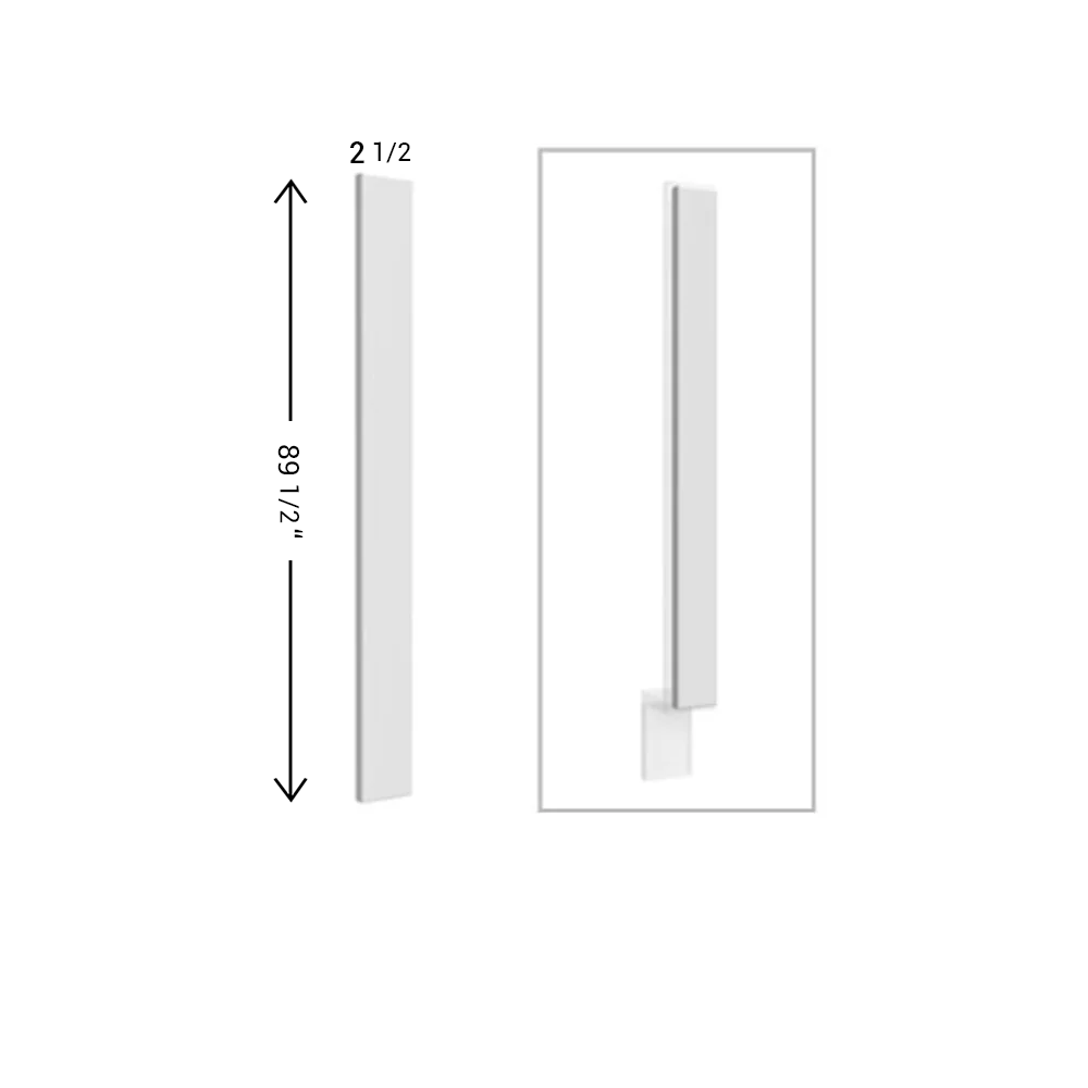 Fabuwood Allure Galaxy Frost Overlay Filler 3"W X 90"H