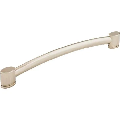Oval Thin Appliance Pull 12 Inch (c-c) Brushed Satin Nickel
