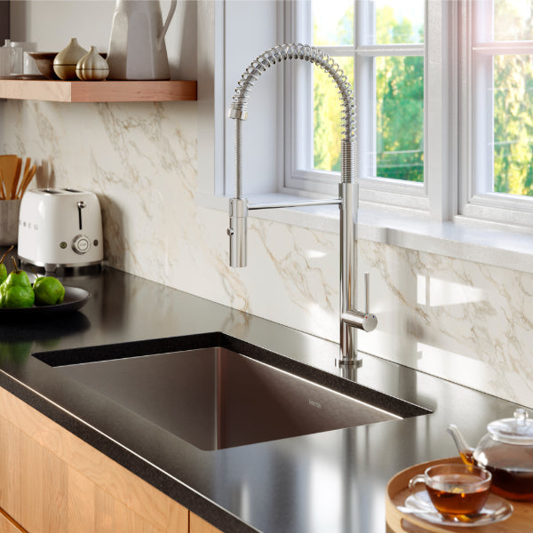 Select 30" Undermount 16 Gauge Single Bowl Stainless Steel Kitchen Sink with Accessories