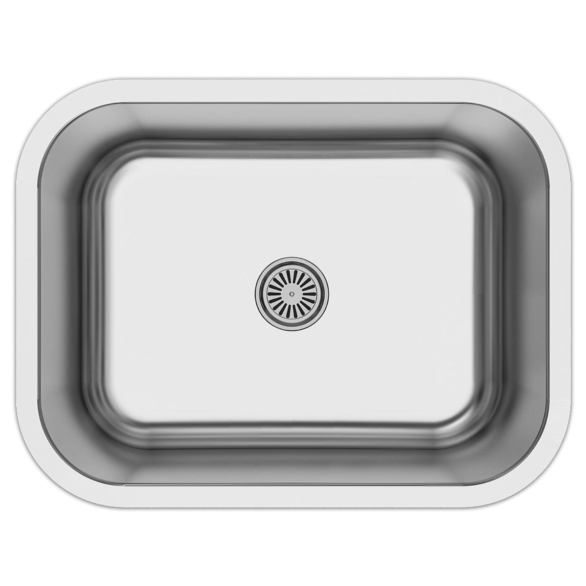 Profile 23" Undermount 16 Gauge Single Bowl Stainless Steel Kitchen Sink