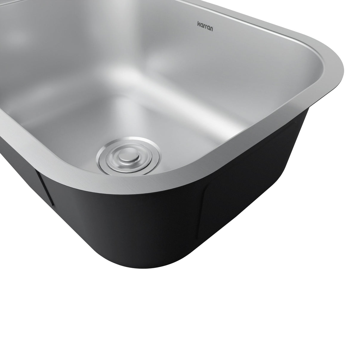 Profile 23" Undermount 18 Gauge Single Bowl Stainless Steel Kitchen Sink with Accessories