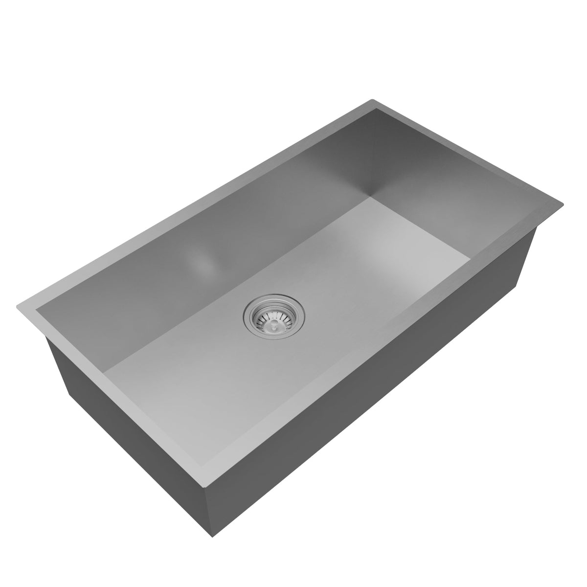 Fusion 33" Undermount 18 Gauge Single Bowl Stainless Steel Sink with Accessories