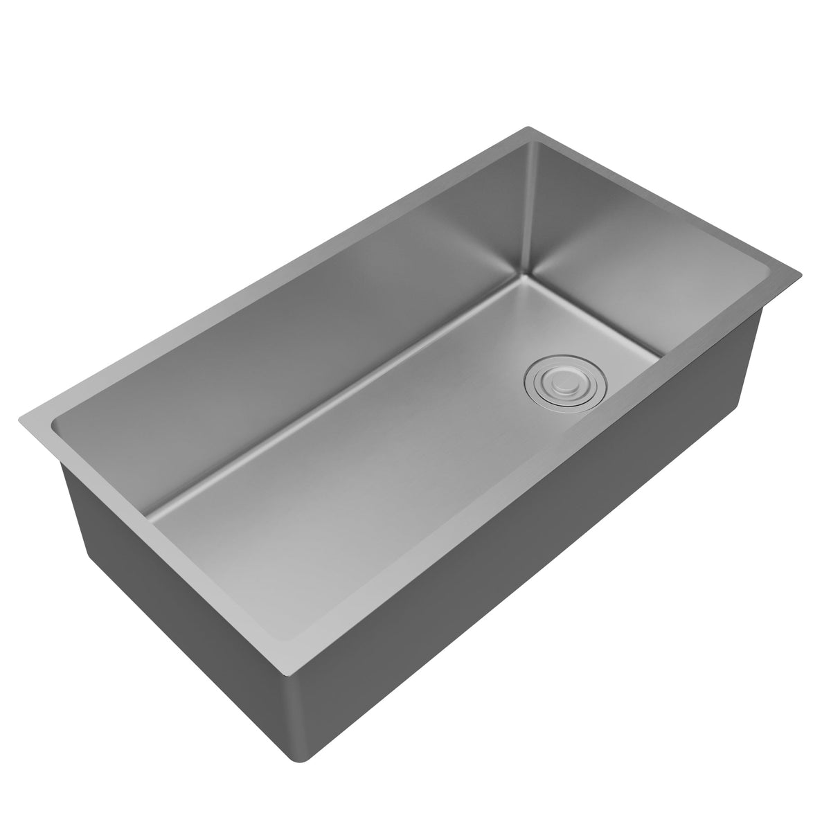 Fusion 33" Undermount Workstation 16 Gauge Single Bowl Stainless Steel Sink with Accessories