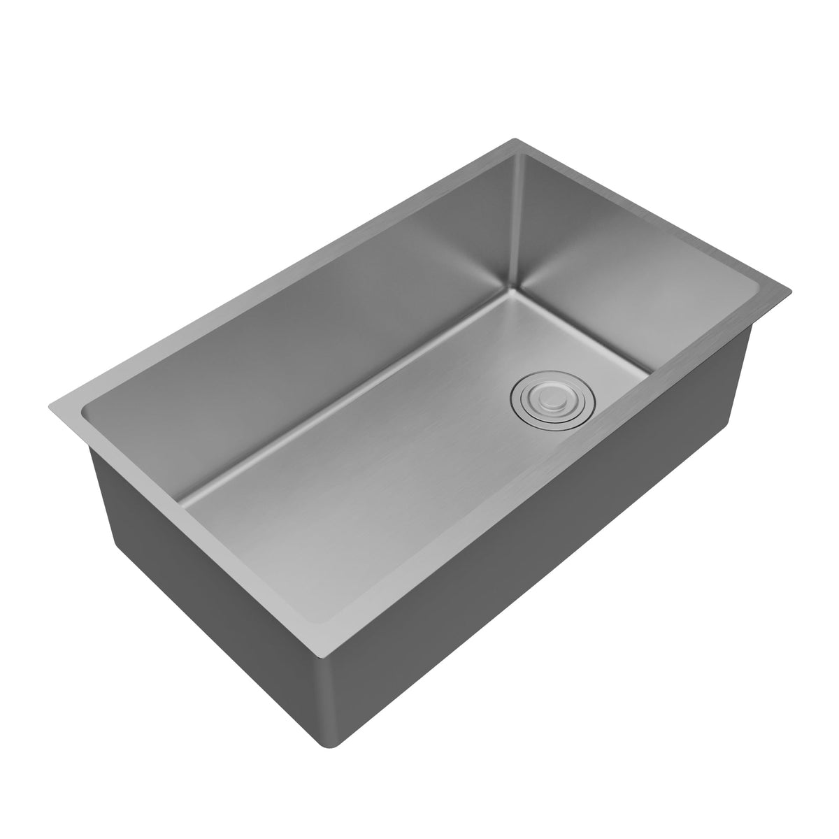 Fusion 30" Undermount Workstation 16 Gauge Single Bowl Stainless Steel Sink with Accessories