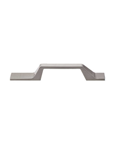 Modern Metro Asymmetrical Pull 3 1/2 Inch (c-c) Brushed Satin Nickel