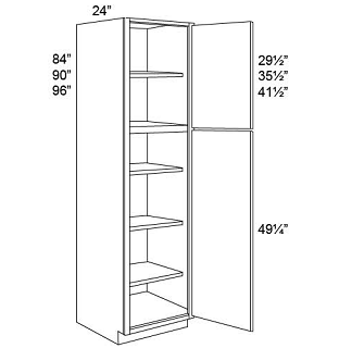 TALL PANTRY - SINGLE DOOR PANTRY Centrum Espresso