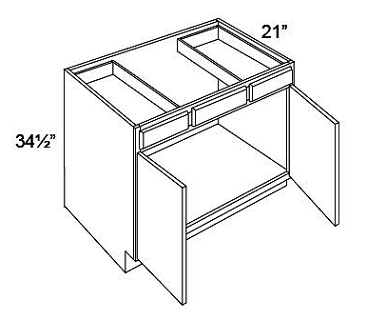 VANITY SINK COMBO BASES - Metro White