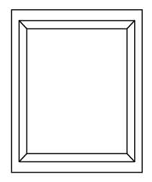 DECORATIVE DOOR PANEL - Fabuwood Lenox Brandy