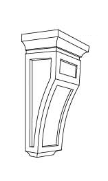 CORBELS - Shaker Aesthetic White