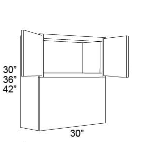 MICROWAVE WALL CABINET - Alfa Gray