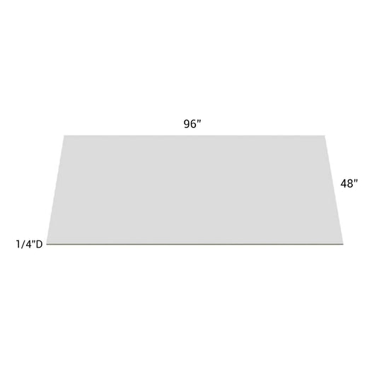 Fabuwood Allure Galaxy Frost Island Back Panel-MDF 96”W X 48”H X 1/4”D