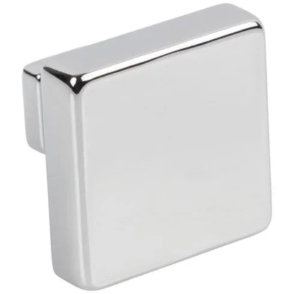 1-3/8" Overall Length Polished Chrome Square Nash Cabinet Knob