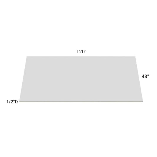 Fabuwood Allure Galaxy Frost Island Back Panel-Plywood 120”W X 48”H X 1/2”D