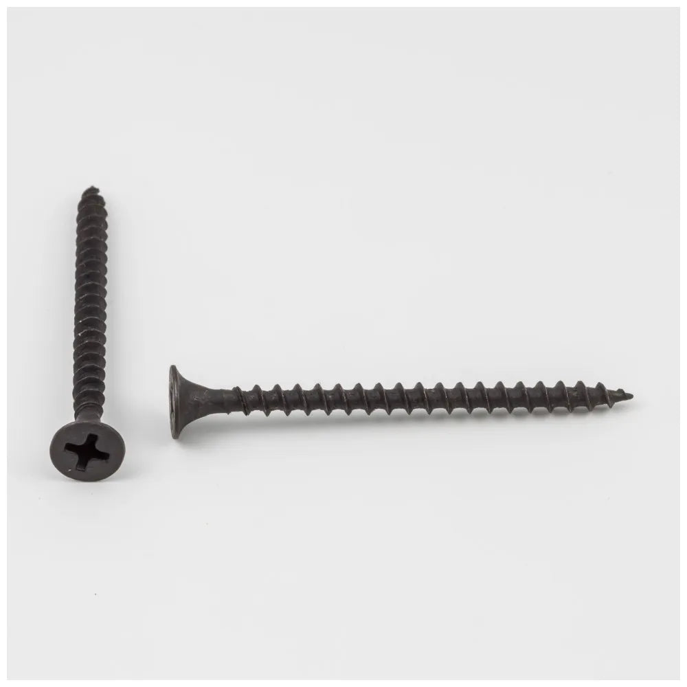 #6 x 2" Black Phosphate Phillips Drive Coarse Thread Bugle Head Drywall Screw Sold by the Keg (4,500)
