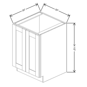 Fabuwood Allure Galaxy Frost Full Height Doors Base 24"W Cabinet