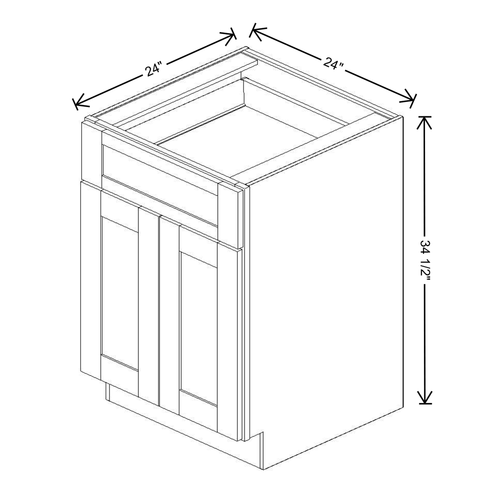 Fabuwood Allure Galaxy Frost Base 24"W Cabinet