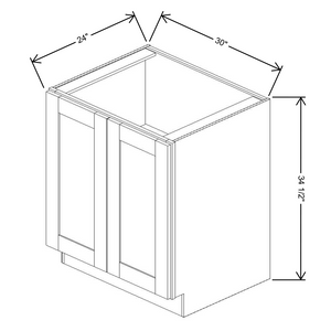 Fabuwood Allure Galaxy Frost Full Height Doors Base 30"W Cabinet