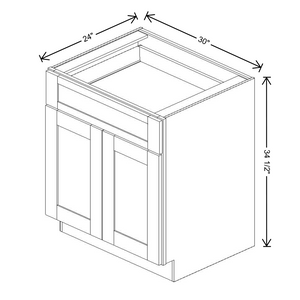 Fabuwood Allure Galaxy Frost Base 30"W Cabinet