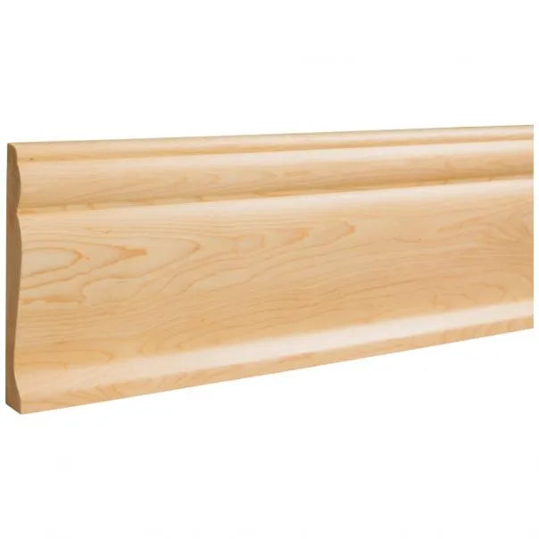 3/4" D x 4-3/4" H Rubberwood Base Moulding