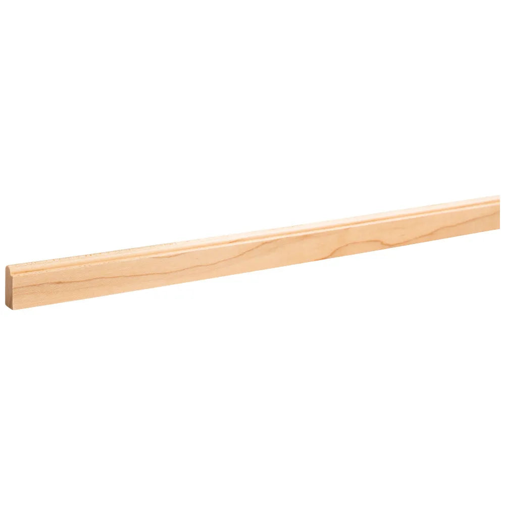 3/8" D x 13/16" H Hard Maple Bead Frame Moulding