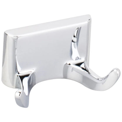 Bridgeport Polished Chrome Double Robe Hook - Contractor Packed