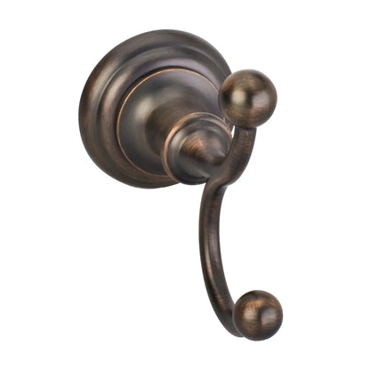 Fairview Brushed Oil Rubbed Bronze Double Robe Hook - Contractor Packed
