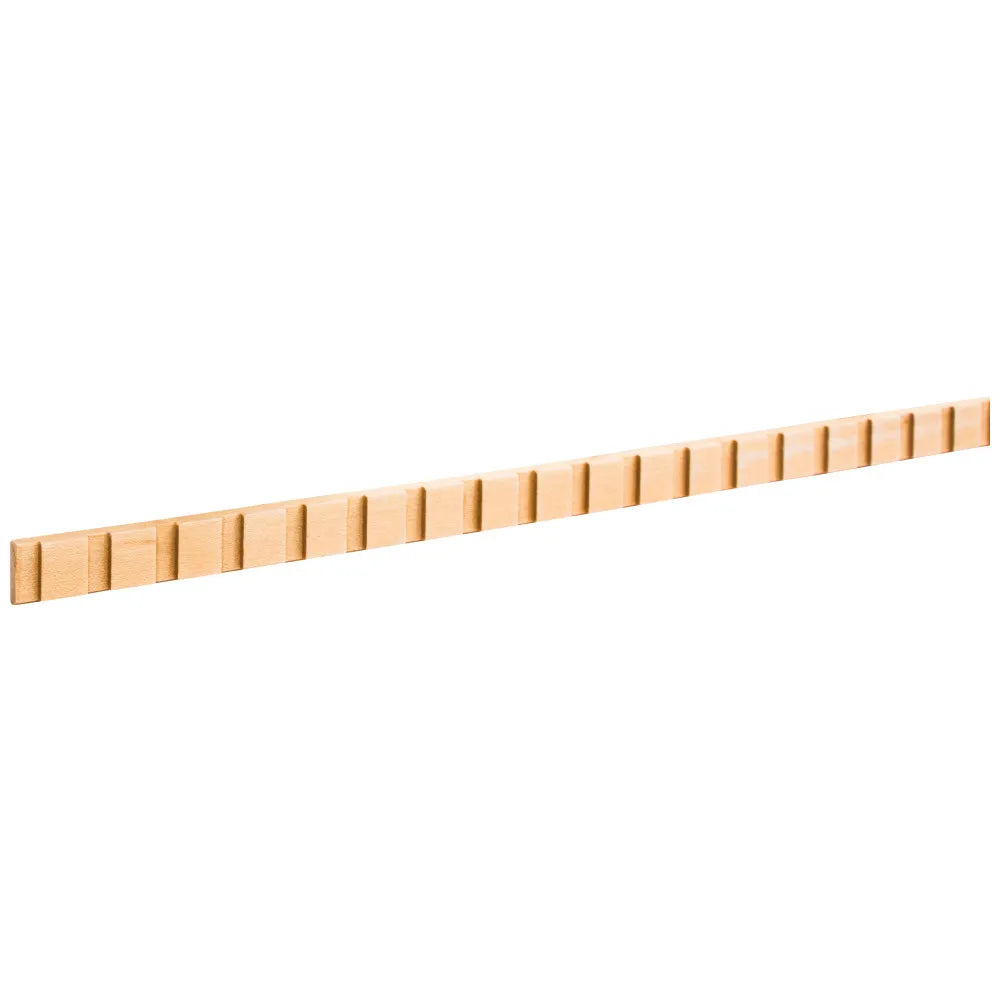 1/4" D x 5/8" H Hard Maple Dentil Moulding
