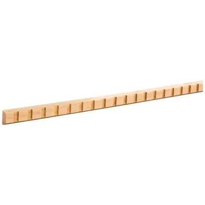 1/2" D x 3/4" H Hard Maple Dentil Moulding