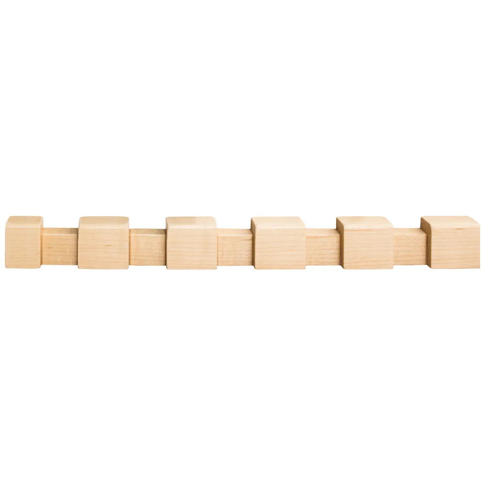 11/16" D x 7/8" H Poplar Dentil Moulding