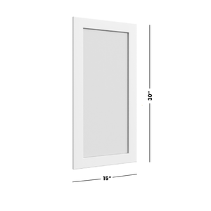 Fabuwood Allure Galaxy Frost Doors Prepped Glass 15'W 30'H