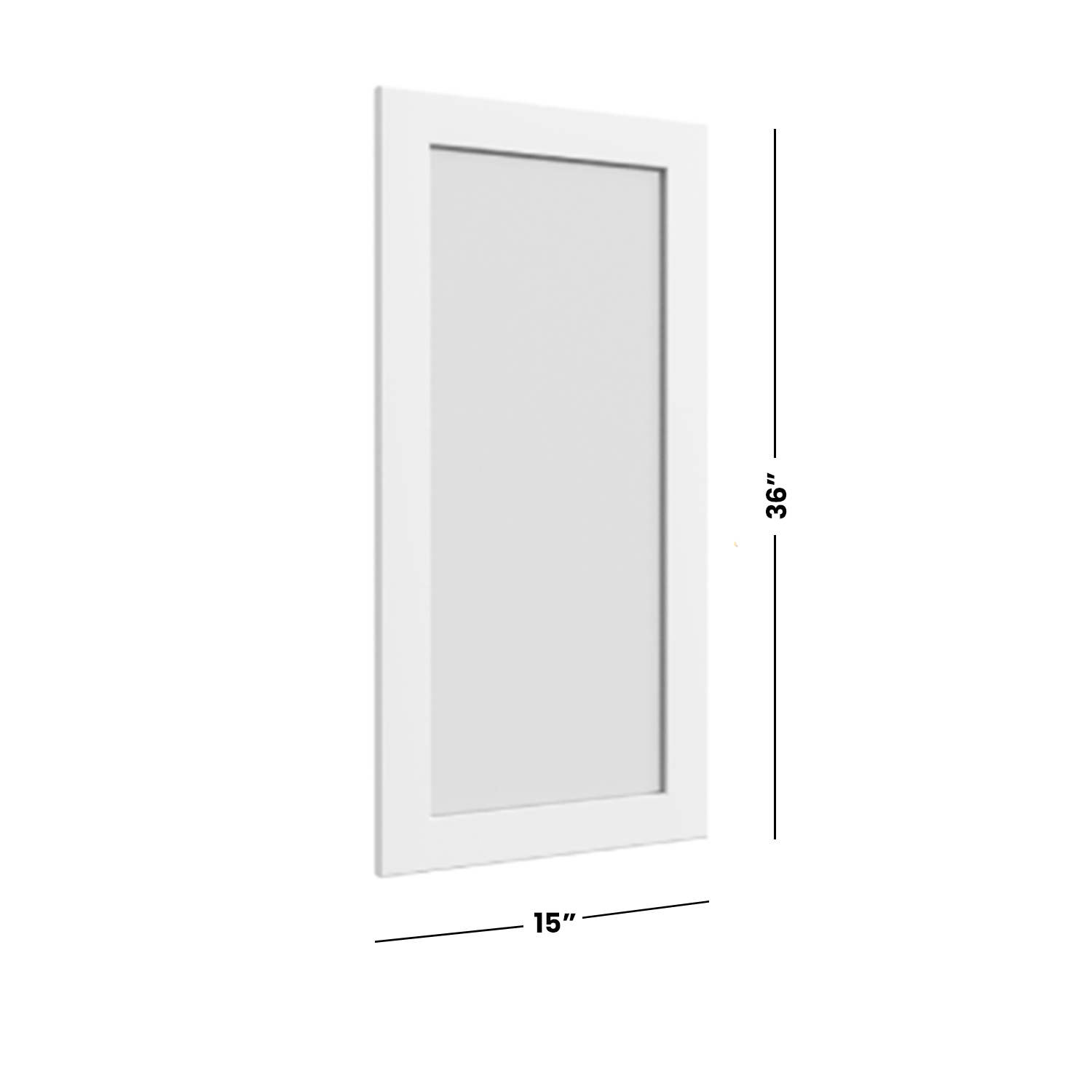 Fabuwood Allure Galaxy Frost Doors Prepped Glass 15'W 36'H