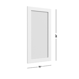 Fabuwood Allure Galaxy Frost Doors Prepped Glass 15'W 36'H