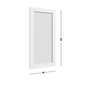 Fabuwood Allure Galaxy Frost Doors Prepped Glass 15'W 42'H