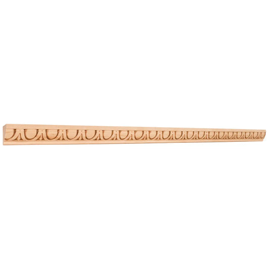 9/16" D x 1" H Poplar Egg & Dart Embossed Moulding