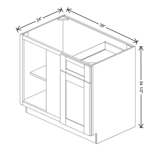 Fabuwood Allure Galaxy Frost Blind Base 42/45"W Cabinet