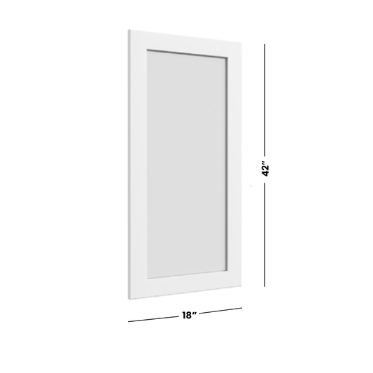 Fabuwood Allure Galaxy Frost Wall 42”H Glass Door 18"W
