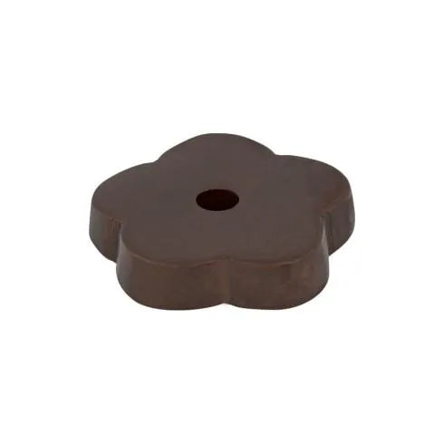 Aspen Flower Backplate 1 Inch Mahogany Bronze