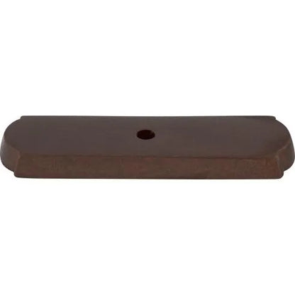 Aspen Rectangle Backplate 2 1/2 Inch Mahogany Bronze