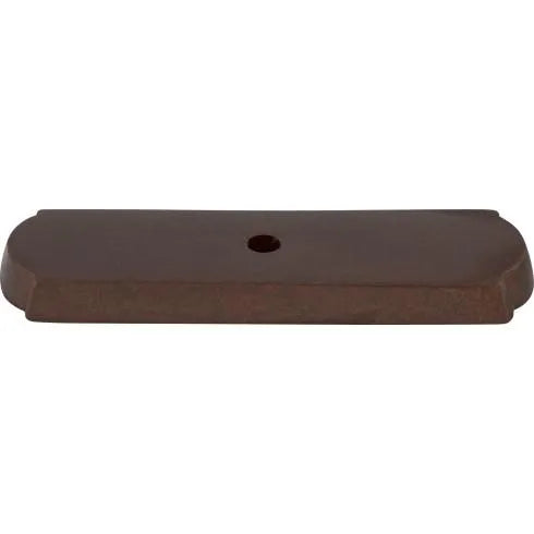 Aspen Rectangle Backplate 2 1/2 Inch Mahogany Bronze
