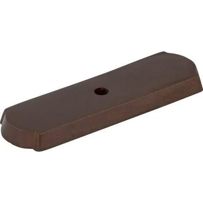 Aspen Rectangle Backplate 2 1/2 Inch Mahogany Bronze