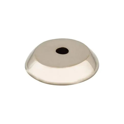 Aspen Round Backplate 7/8 Inch  Polished Nickel