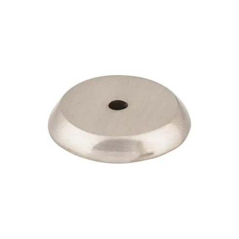 Aspen Round Backplate 1 1/4 Inch Brushed Satin Nickel