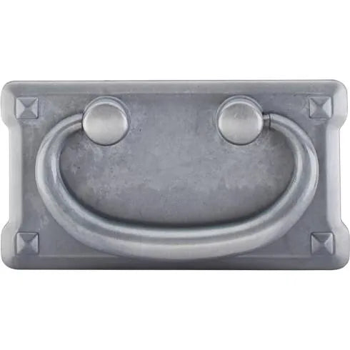 Mission Plate Pull 3 Inch (c-c) Pewter Light