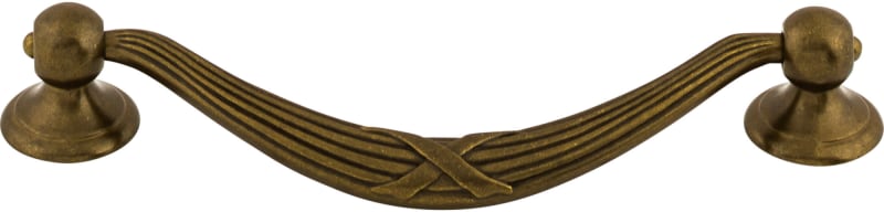 Ribbon & Reed Drop Pull - German Bronze