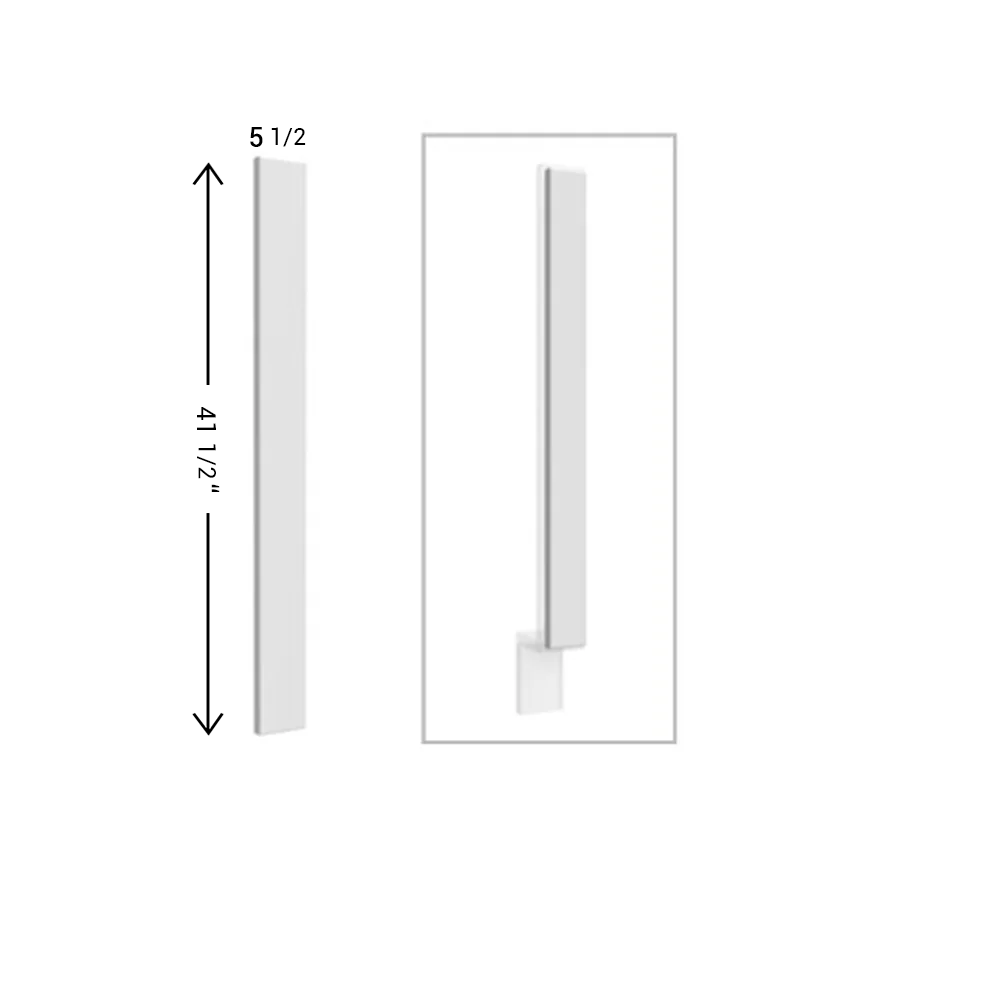 Fabuwood Allure Galaxy Frost Overlay Filler 6"W X 42"H