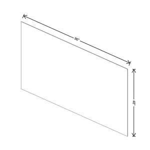 Fabuwood Allure Galaxy Frost MDF PANEL 4X8 1/4"