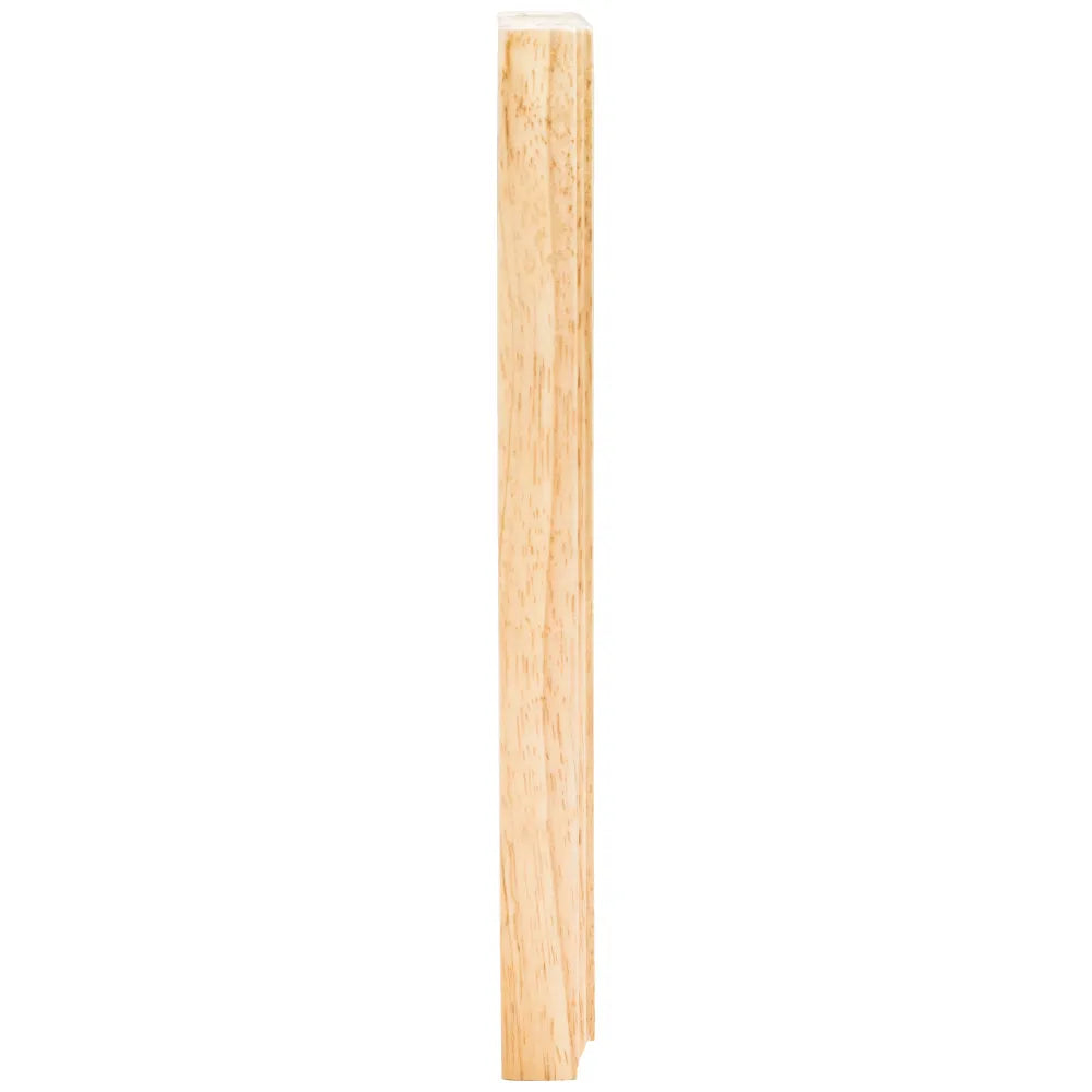 5-1/2" W x 7/8" D x 10" H Rubberwood Plinth Block