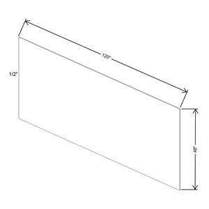 Fabuwood Allure Galaxy Frost Plywood  1/2"T- 48"W X 120"H