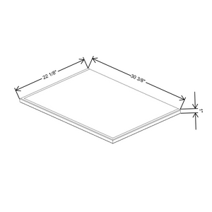 Fabuwood Allure Galaxy Frost Shaker Platform for V30 Vanity Cabinet